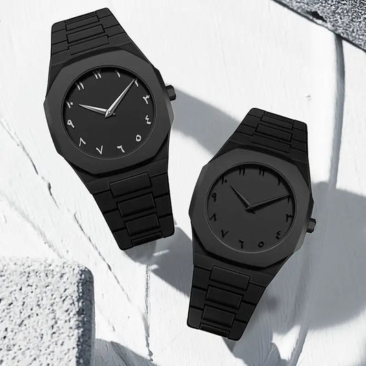 Black Arabic Aura Watch